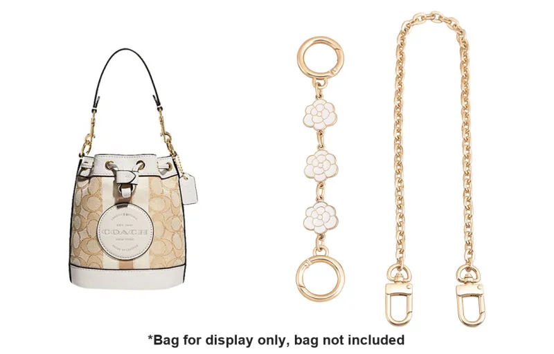 Metal Chain Extender Chain Shoulder Strap Armhole Back Transformation Accessories Bag Strap Women's Silver/Gold Tone-12