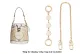 Gold-Tone (Camellia 15cm)+Decorative Chain 35cm