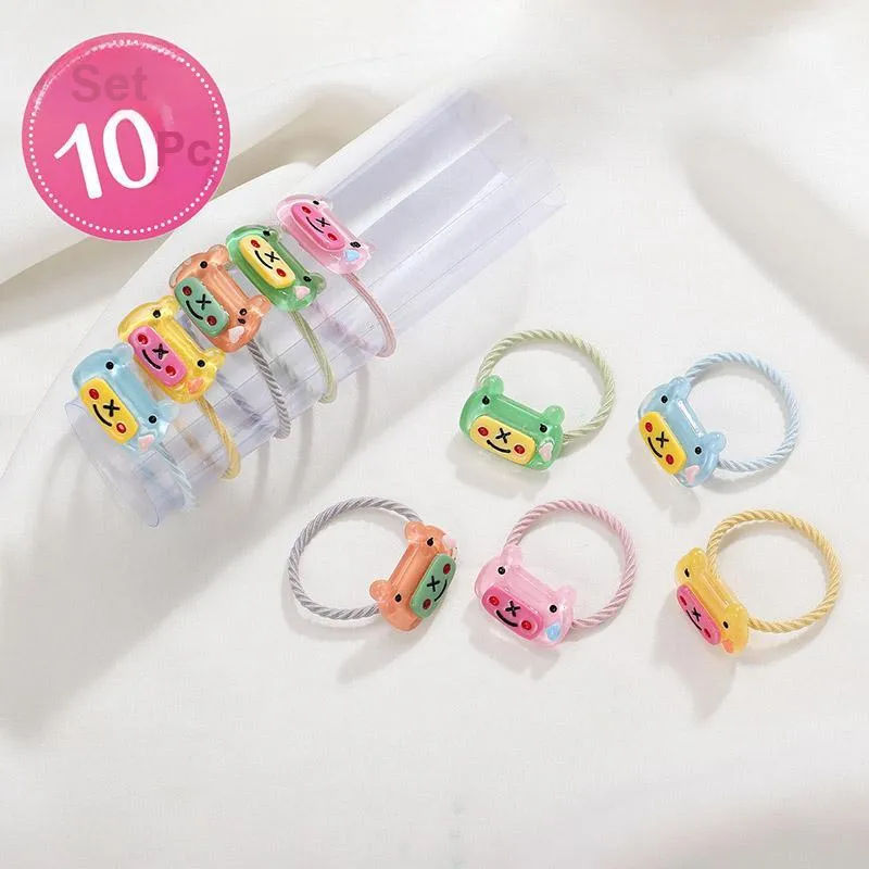 Yiru Rubber Band Resin Hair Tie Kids'-1