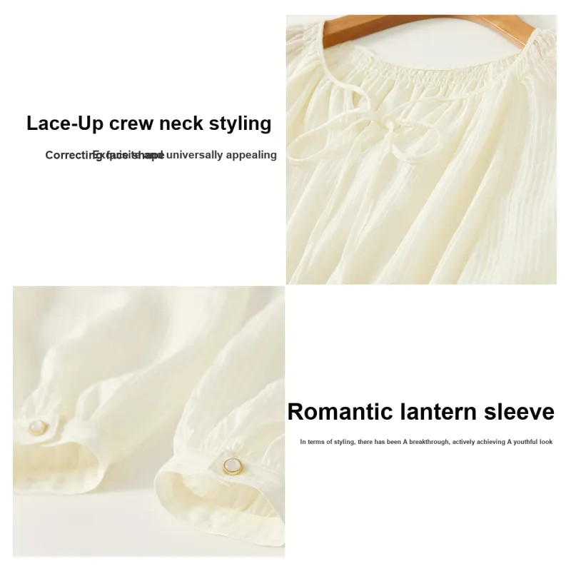 SENTUBILA Long Sleeved Dresses Women's Gardenia White-0