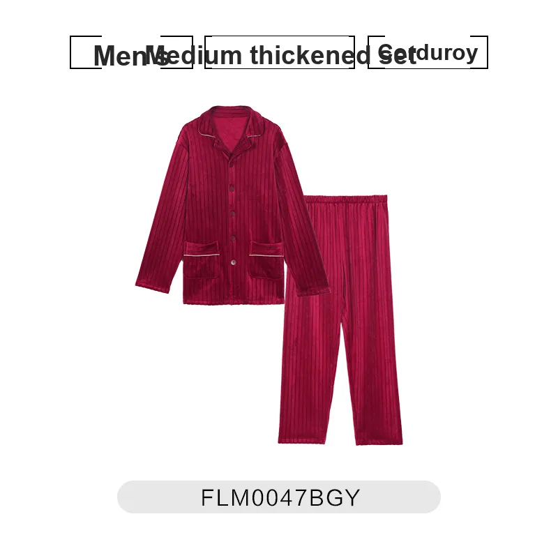 Fandecie Men Pajama Sets-11