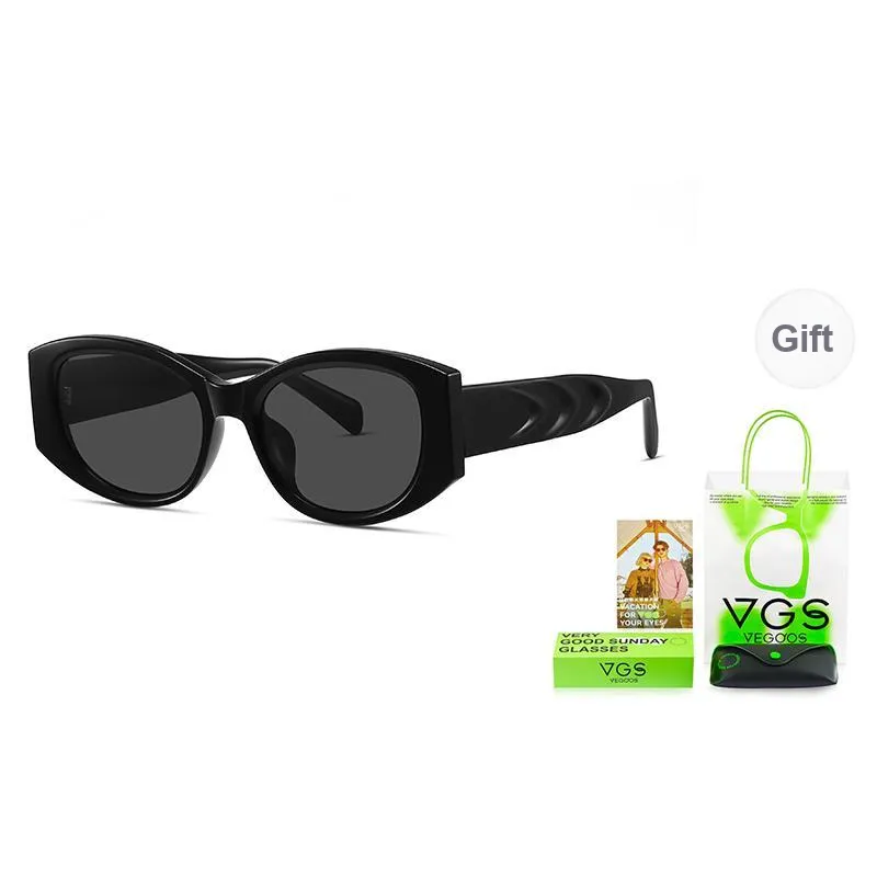 VEGOOS Plate Frame Irregular Shape Sunglasses Unisex-0
