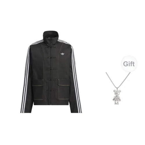 Adidas Originals Jackets Unisex Black Includes Necklaces