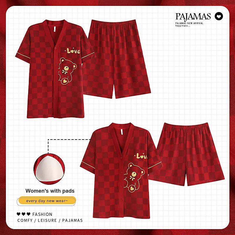 CHUDUAN Unisex Pajama Sets-9