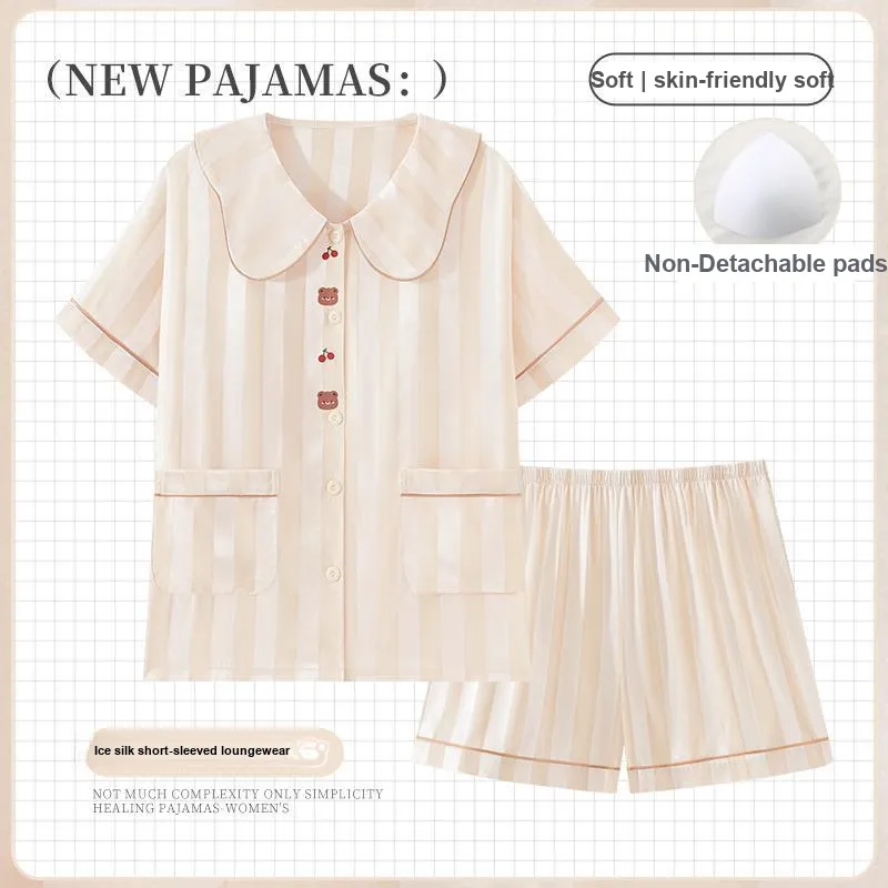 OUSHIBO Women's Pajama Sets-3