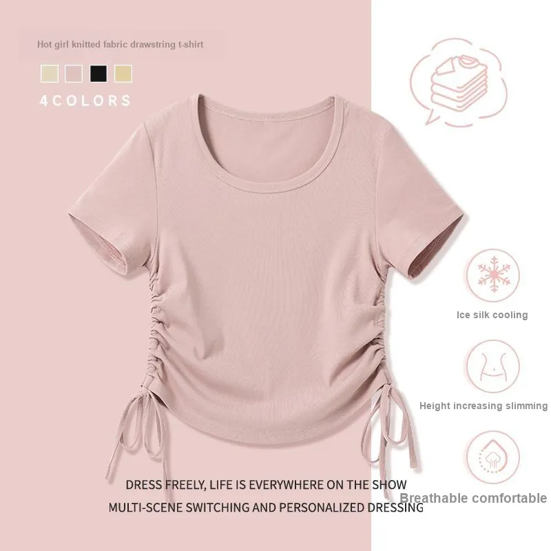 Cotton Gene Set in Sleeve T Shirt Women's-1