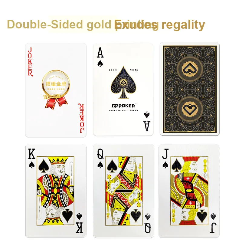 GPPOKER Knuckle Egg Gold Medal G3 Founder Edition High End Pong Special Poker Card 1 Set 5 Boxes 10 Decks Poker Cards-1