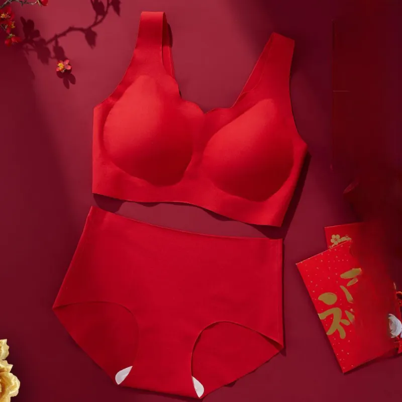 ALDOLA Underwear Set Women's Red-3