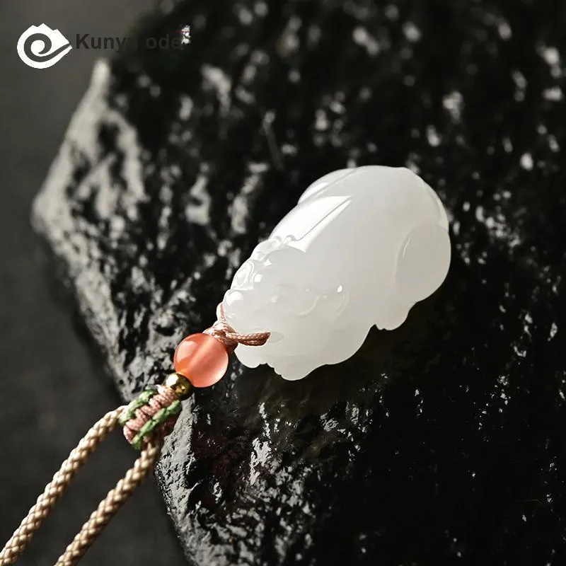 KUNYUYAO Pendants White Jade Unisex-20