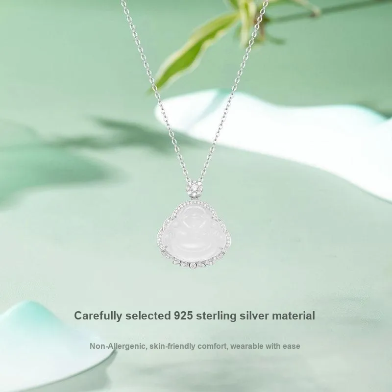 TRUE ME Chalcedony Jade Necklaces Women's-2