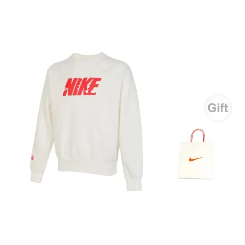 Nike Sweatshirts Men Apricot Cream+Gift Bag