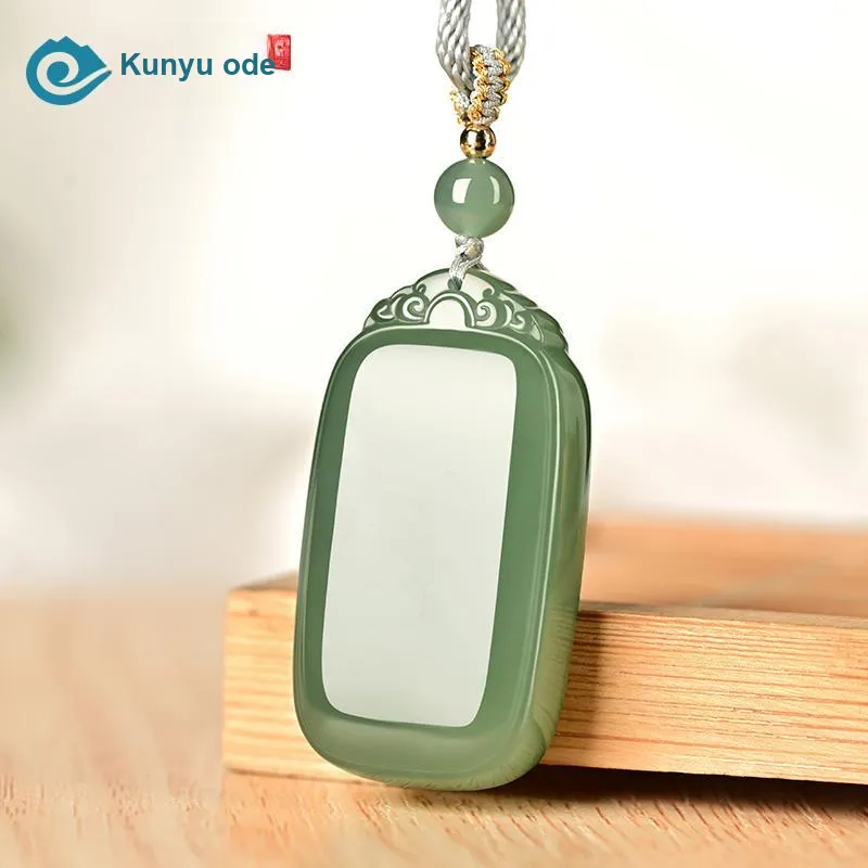 KUNYUYAO Pendants White Jade/Pale Greenish White Jade Unisex-44