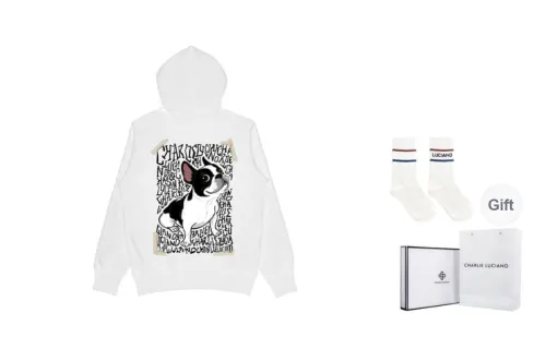 Charlie Luciano Sweatshirt Unisex White