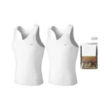100% cotton 2 Pack (White+White) Premium Shopping Bag
