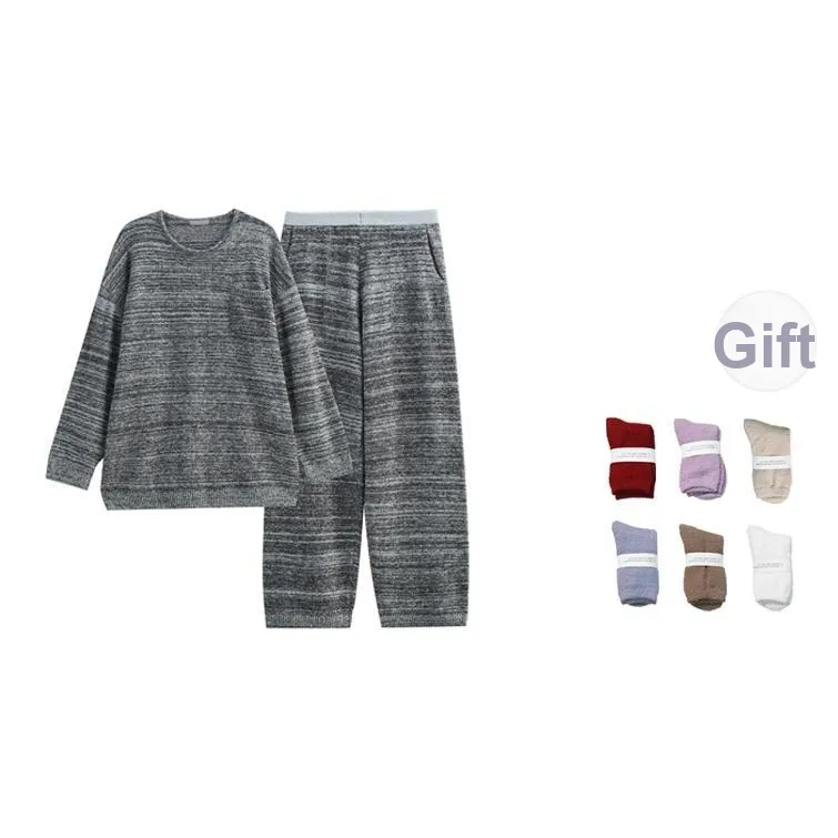 Same Language Пижамный комплект Мужской Упрощенный Серый