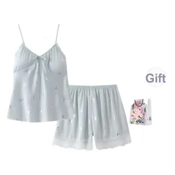 Inside The Orange Summer Pajama Set Women's