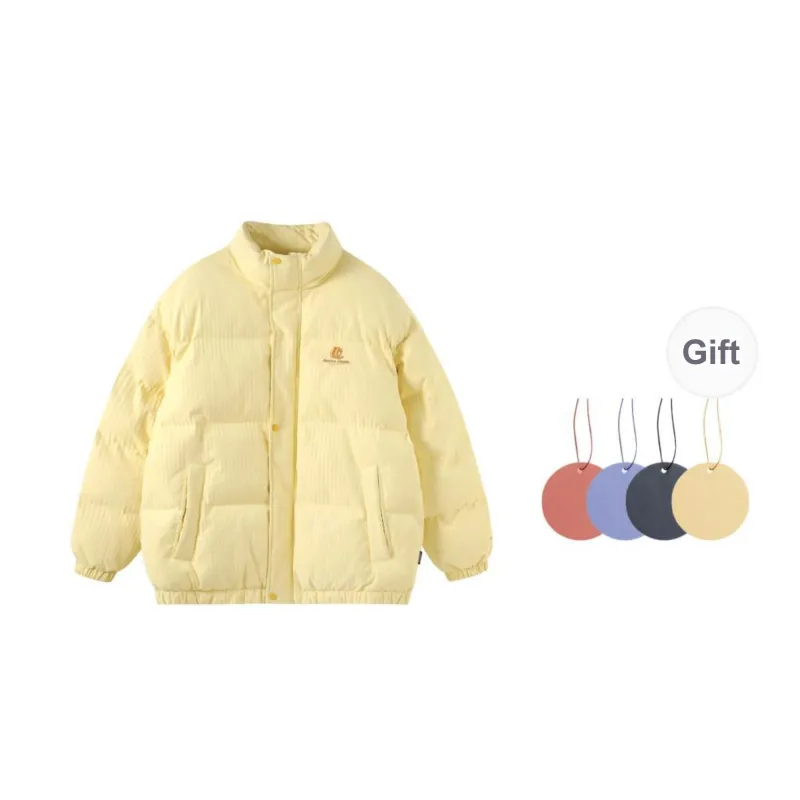 QISENYAR QSYRIS Puffer Jacket Women's Light Yellow-0
