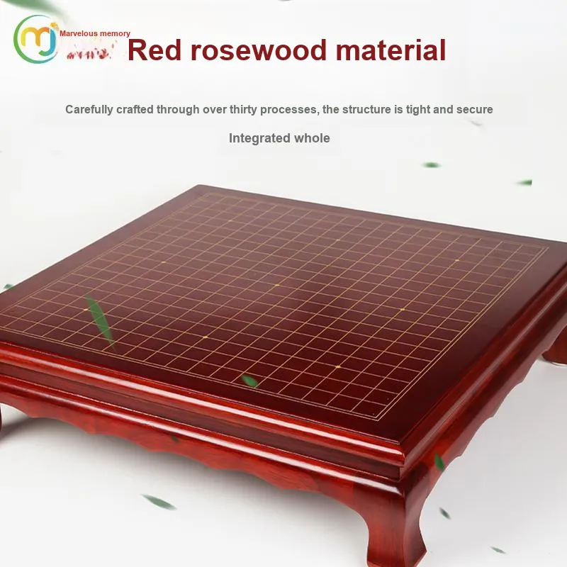 Miao Ji Go Wooden Red Rosewood Game Stool Go Stones Go Board Games-2