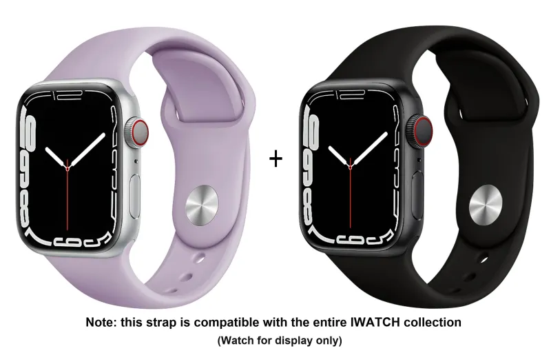 ZHISHENG Apple Compatibility Watch Band 38/40/41/42/44/45/49 All Silicone Material-6