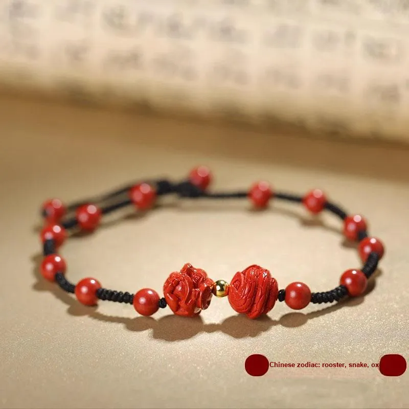 Sima Is Ethereal Reconstructed Cinnabar Anklets Unisex-10