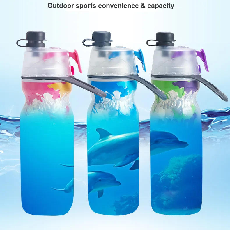 O2COOL Outdoor Water Equipment Water Container 355ml Plastic Unicorn-4