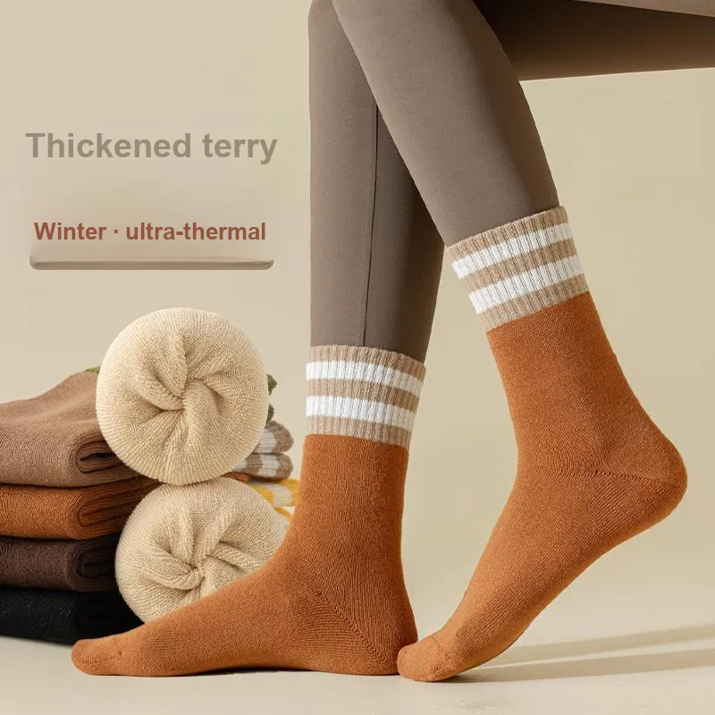 Caramella Mid Calf Socks Women's Combo Set-1
