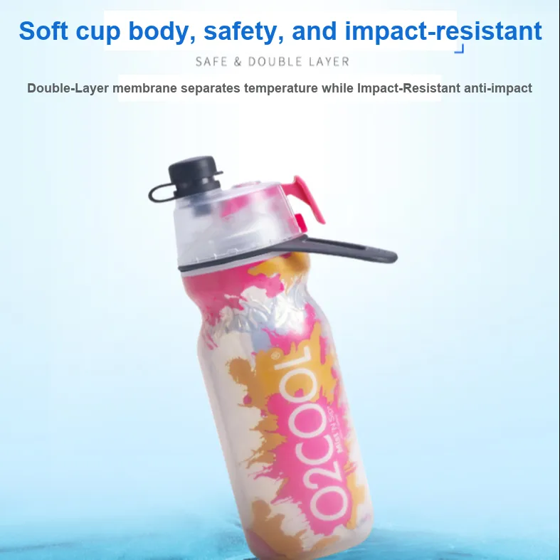 O2COOL Outdoor Water Equipment Water Container 355ml Plastic Unicorn-6
