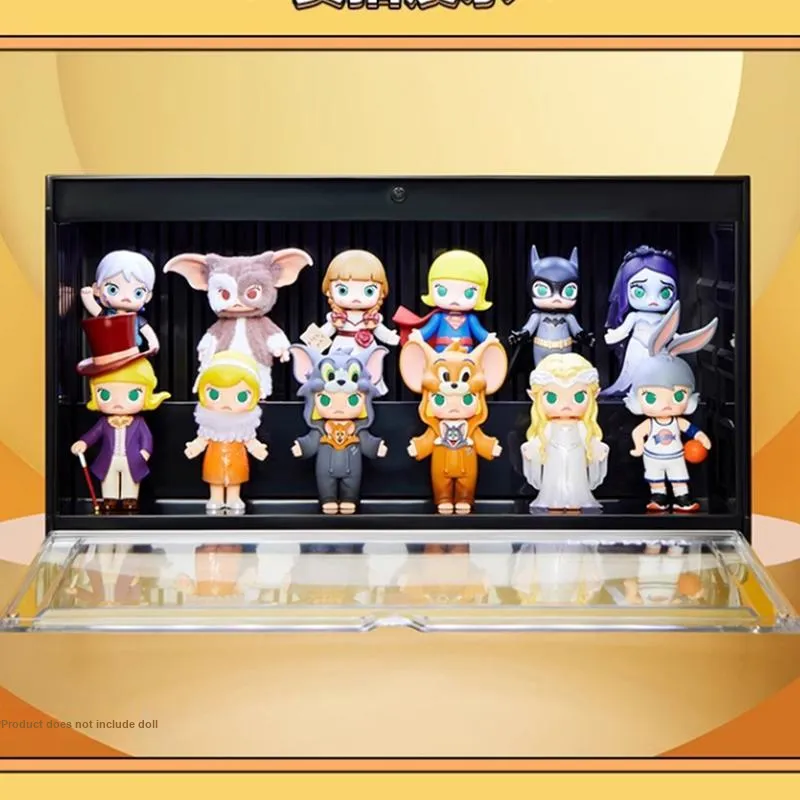 POP MART Molly Warner Collection Container Luminous Figure Display Case Model Accessories-1