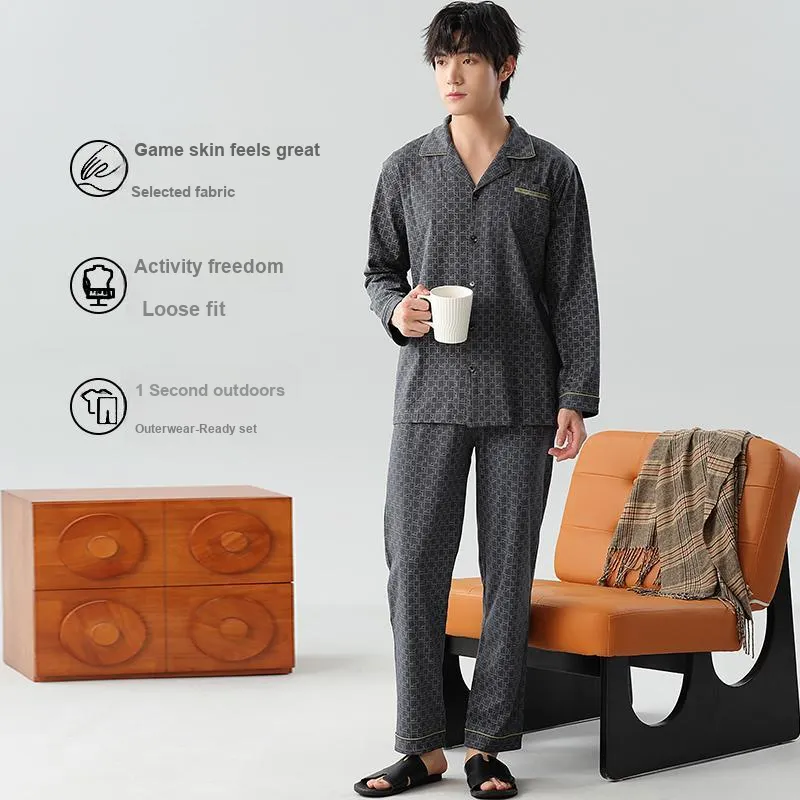 UAVAE Men Pajama Sets-1