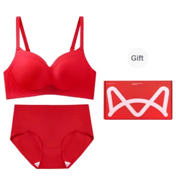 MIIOW Underwear Set Women's Gift Box Set Red