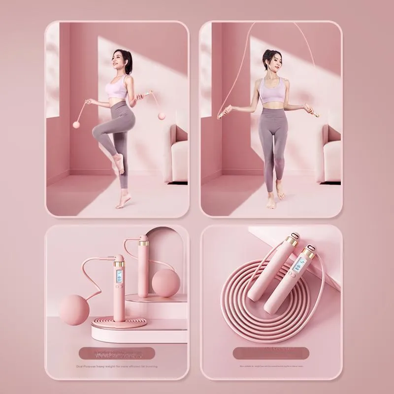 YIBUDA Fitness Training Smart Counting Jump Ropes Adults PVC+Steel Wire Rope, Rubber+ABS Controller-19
