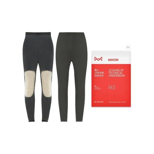 MIIOW Термобрюки Мужские Сумка для покупок Темно-серый