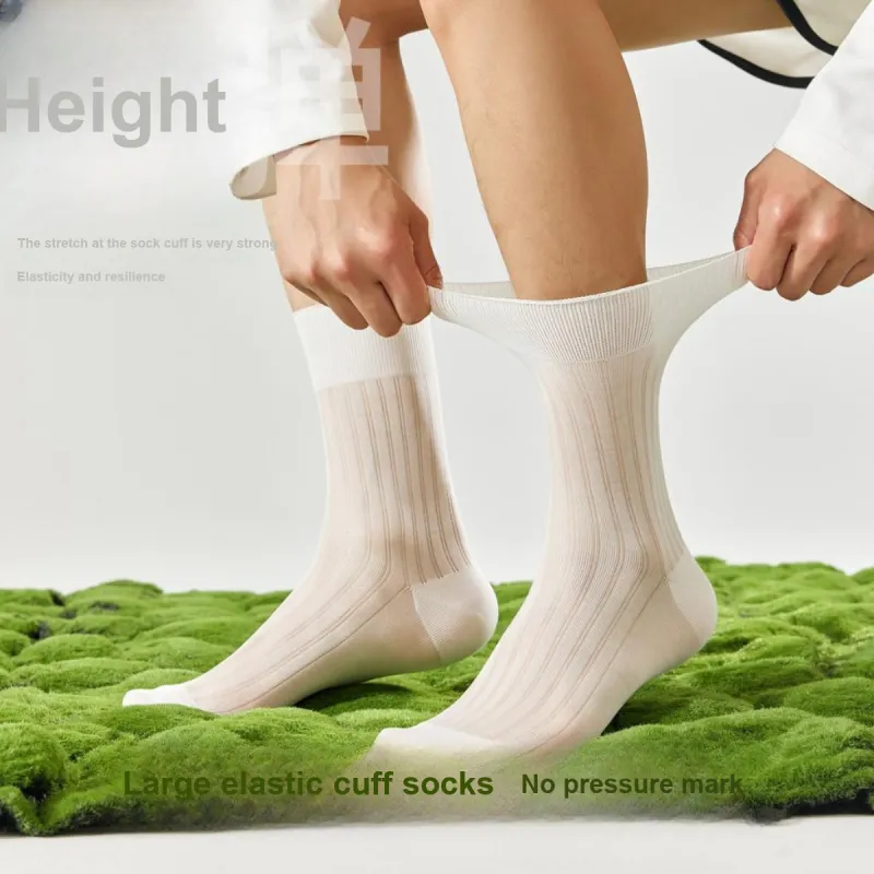 Temooues Mid Calf Socks Men's Combo Set-4