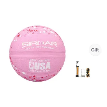 SIRDAR Rubber Basketball Pink Size 4 5 Size Training Kids'