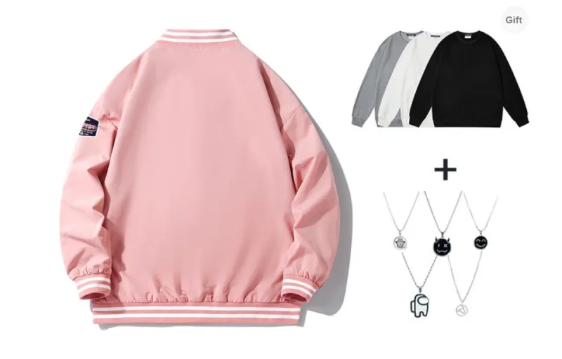 Kingsgspc Baseball Jacket Unisex-13
