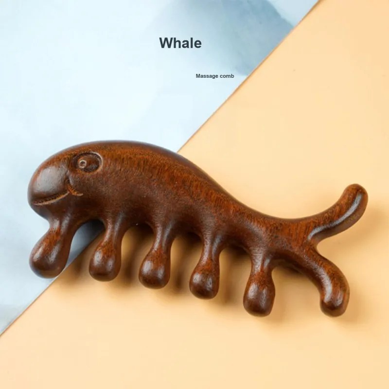 CHIMERA Wooden Household Hair Comb Unisex-4