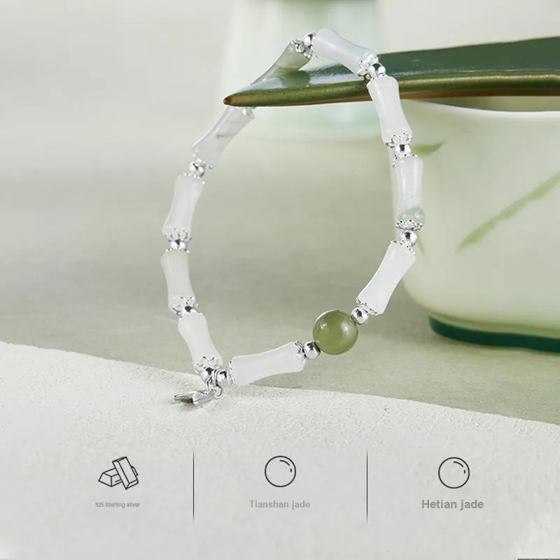 Royal Heaven's Choice Hetian Jade Bracelets Sugar Jade Unisex-2