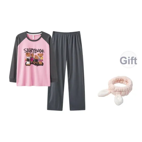 LEZIYUN Пижамный комплект Осенний и Зимний Женский