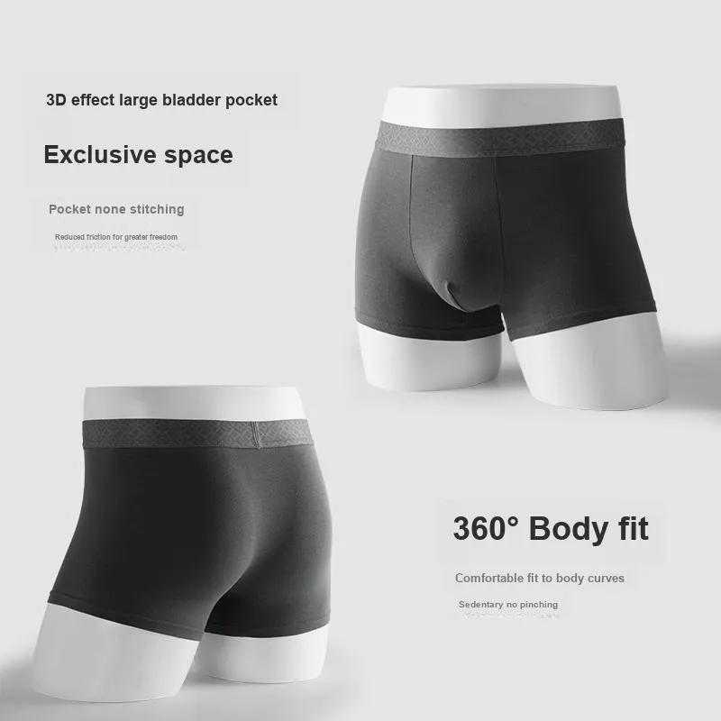 Qiao Ni Tong Underpants Men's 4 Pack-4