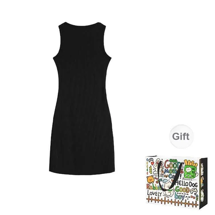 OURUOKE Sleeveless Dress Women's-1
