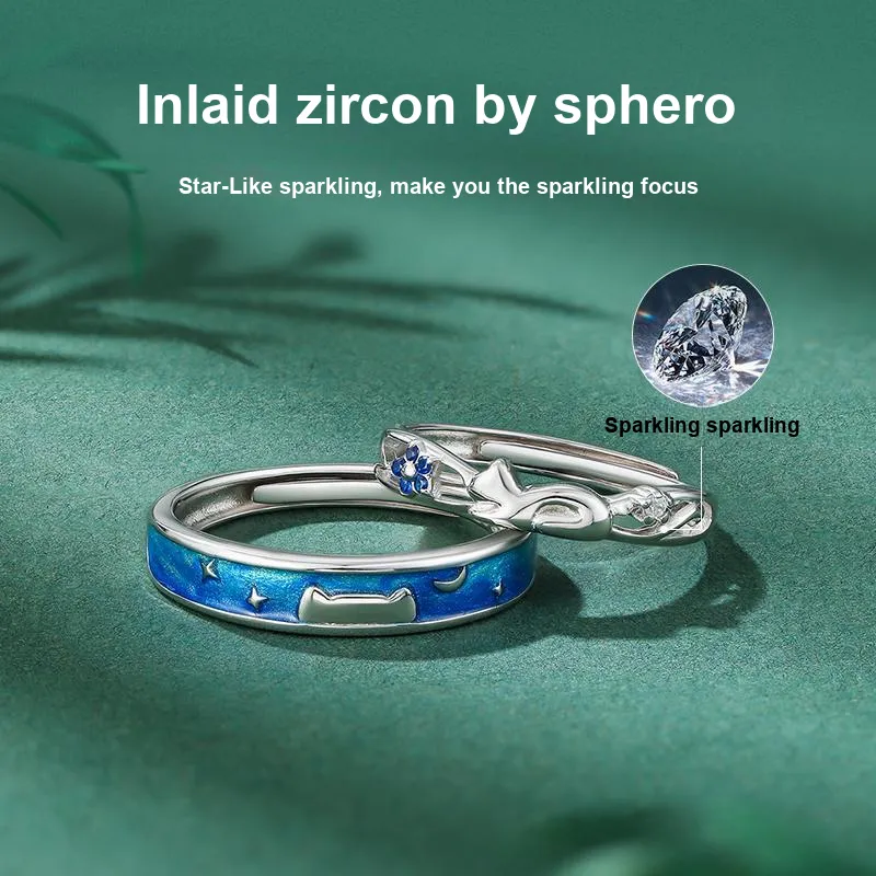 POTTICY S925 Silver Rings Unisex-3