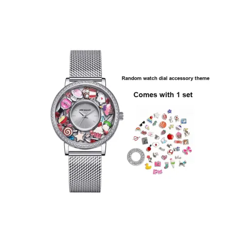 JUNO MALLET· Наручные часы Кварцевый механизм Нержавеющая сталь Ремешок 36 мм Серебристый циферблат Женские часы