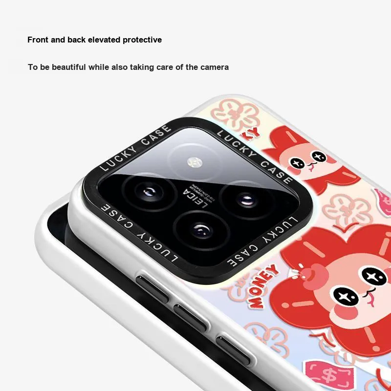 Marsfield Acrylic Material Laser Magnetic Case Phone Cases Compatibility  Xiaomi 15/14/13 Pro-5
