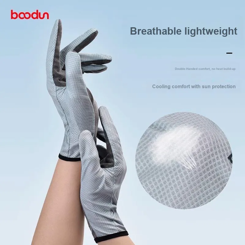 BOODUN Riding Equipment Cycling Glove Outdoor Cycling Mountaineering Sports Unisex Jacquard Mesh-4