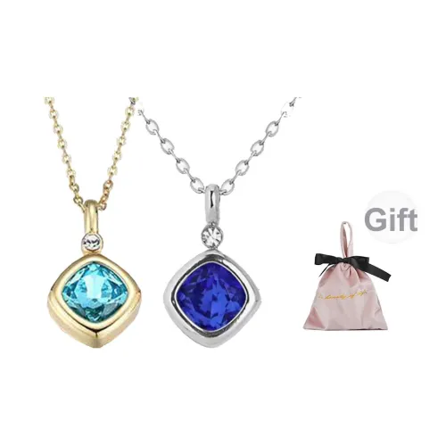 Wakfu 925 стерлинговое серебро с цирконием ожерелья для женщин