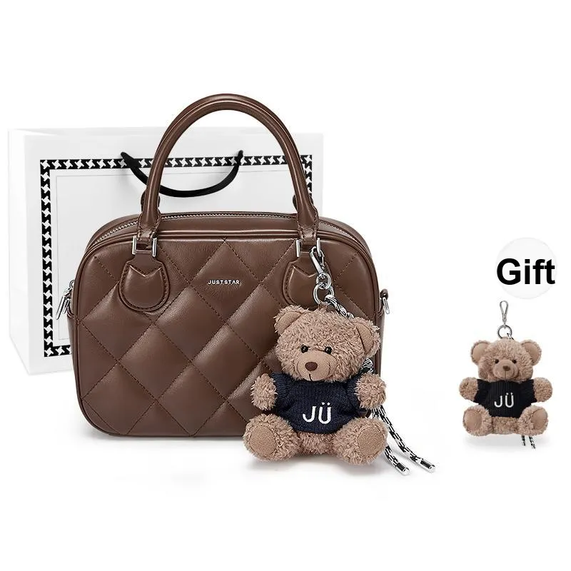 JUST STAR Synthetic Leather Crossbody One Shoulder Handbag Regular Women's Multicolor-19