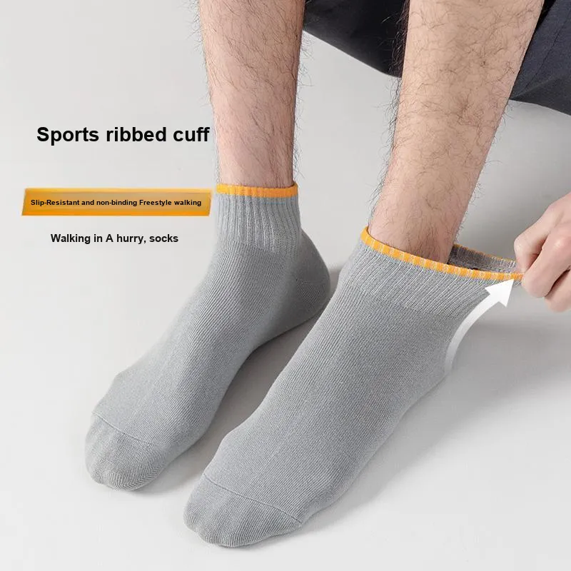 Cotton Gene No Show Socks Men's 5 Pack-7
