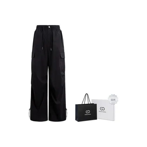 Chester Charles Карго Брюки Женские Черные