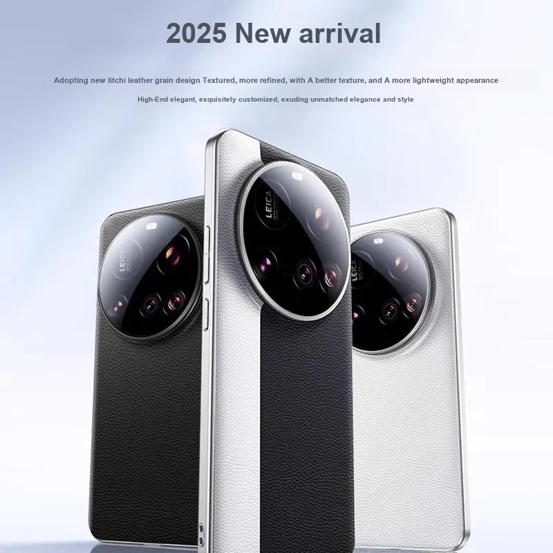 Andmo Lenses Are All inclusive Extra Thin Vegan Leather Impact Resistant Phone Case Compatibility With Xiaomi 15 Ultra-16