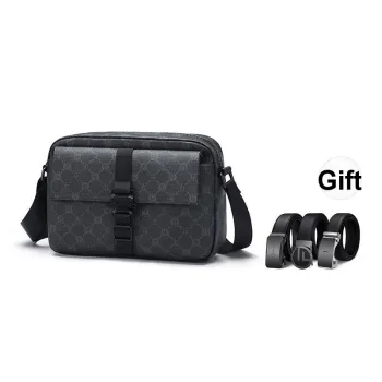 GOLF PVC Crossbody Bag Regular Men's Black